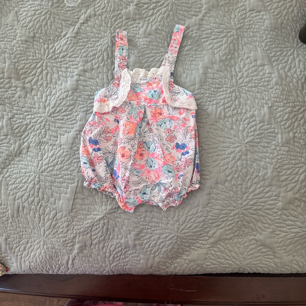 Floral Baby Romper